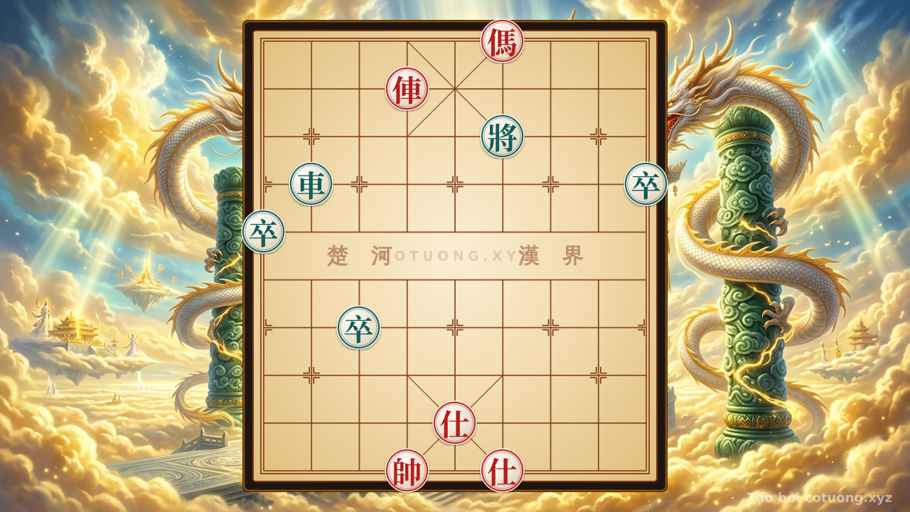 Thế cờ: Xiangqi Online: Red's Aggressive Opening with Chariot and Horse - Black's Defensive Strategy — Cờ Tướng Online