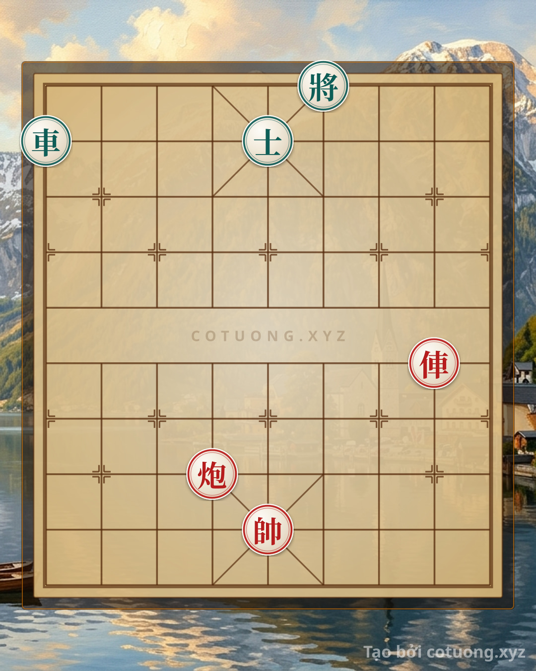 Thế cờ: Xiangqi Formation: Black Defends Against Red Chariot, Black Advisor Attacks - Tactical Insights — Cờ Tướng Online