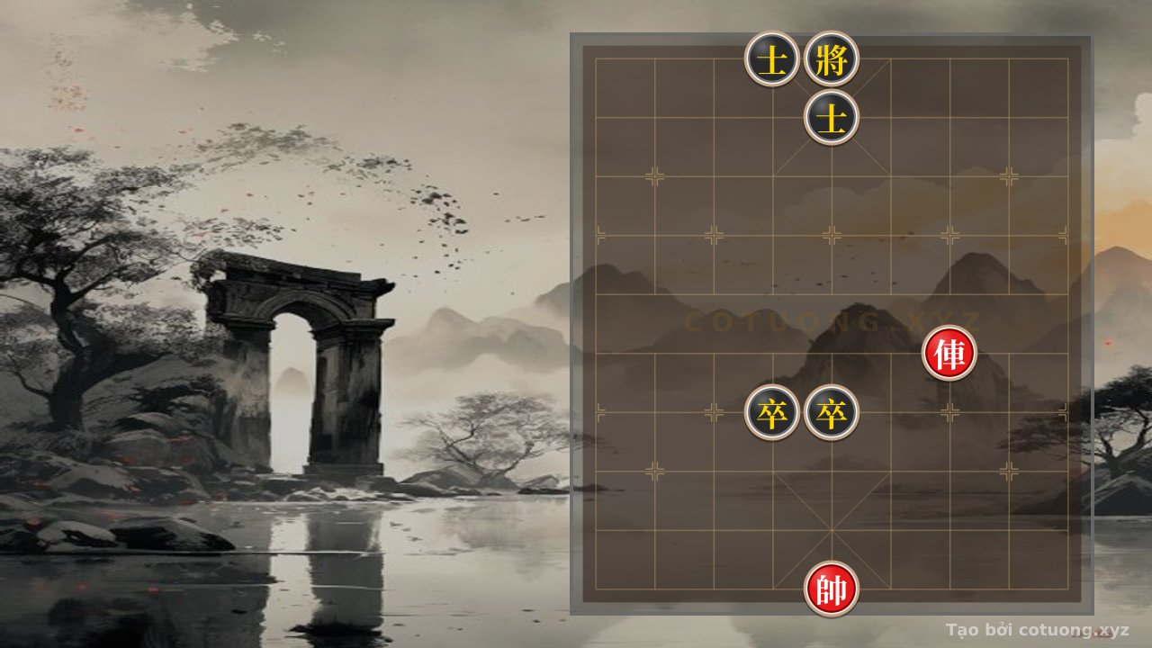 Thế cờ: Psychological Pressure in Xiangqi: The Red Chariot and Black Advisor — Cờ Tướng Online