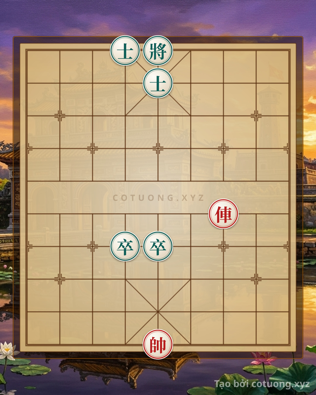 Challenge: Psychological Pressure in Xiangqi: The Red Chariot and Black Advisor - Can you solve it?