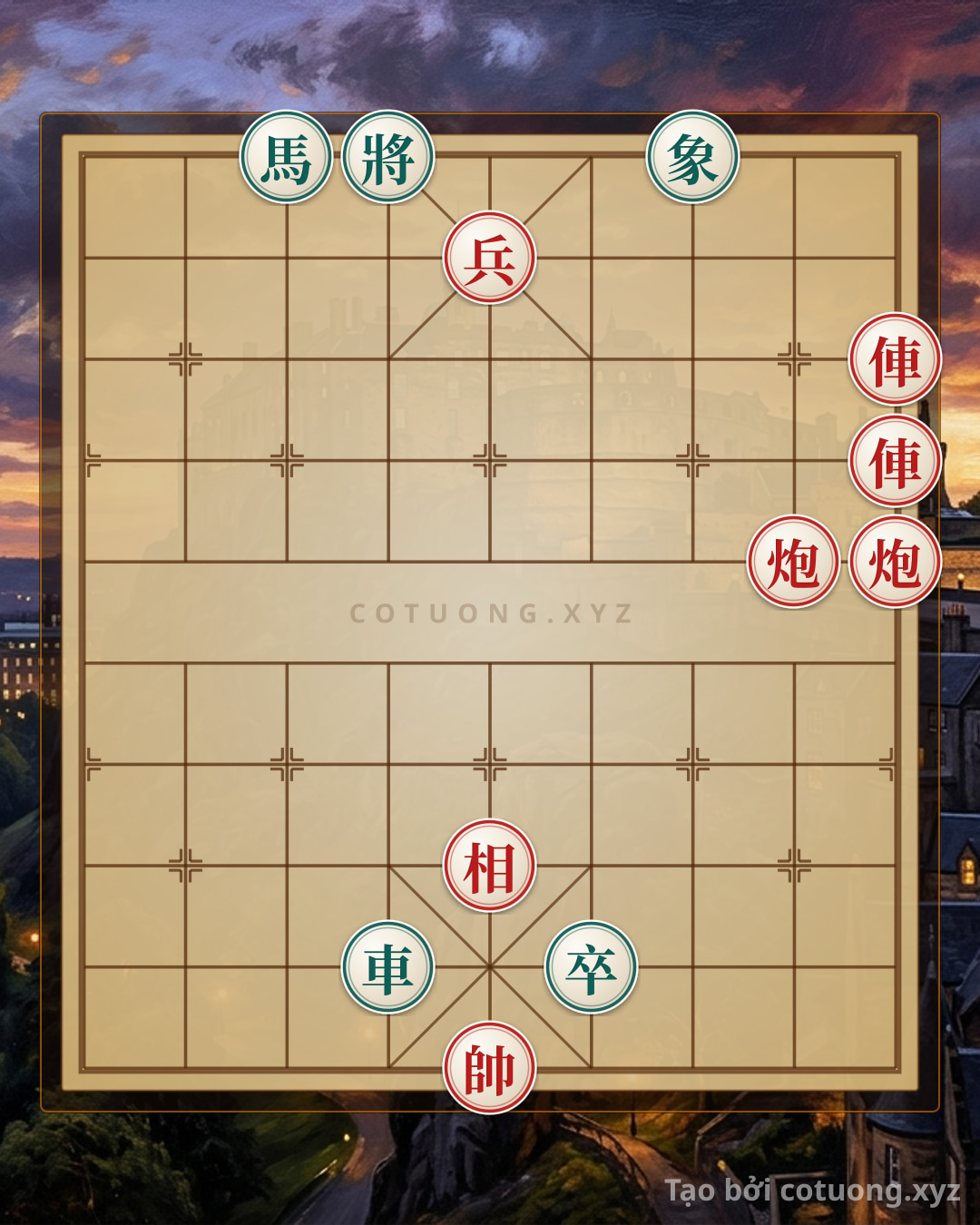 Challenge: Xiangqi Counterattack Masterpiece: Rook-Cannon Duo Crushes Black's Defensive Setup with the 'Double Horse Piercing Heart' Strategy - Can you solve it?