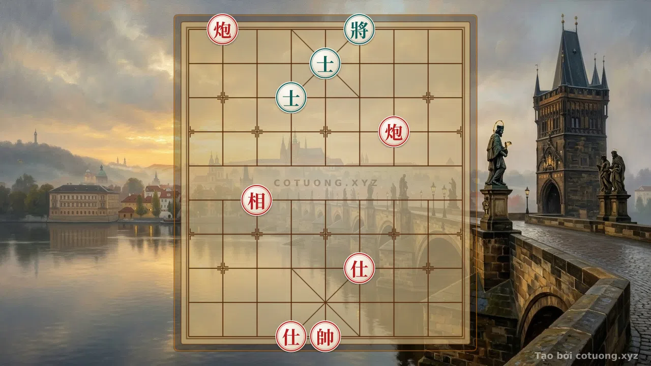 Thế cờ: Xiangqi: The Black General's Defense - Unshakable as the King — Cờ Tướng Online