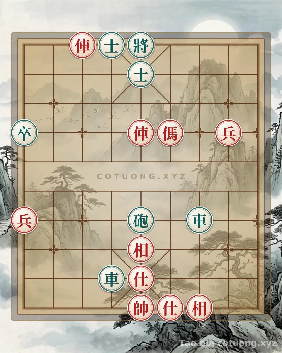 Thế cờ: Cờ Tướng Đỏ Hiển Vị: Xe Lộ 7 Đánh Thẳng, Sĩ Lộ 4 Ngược Dài - Chiến Thuật Cốt Lõi — Cờ Tướng Online