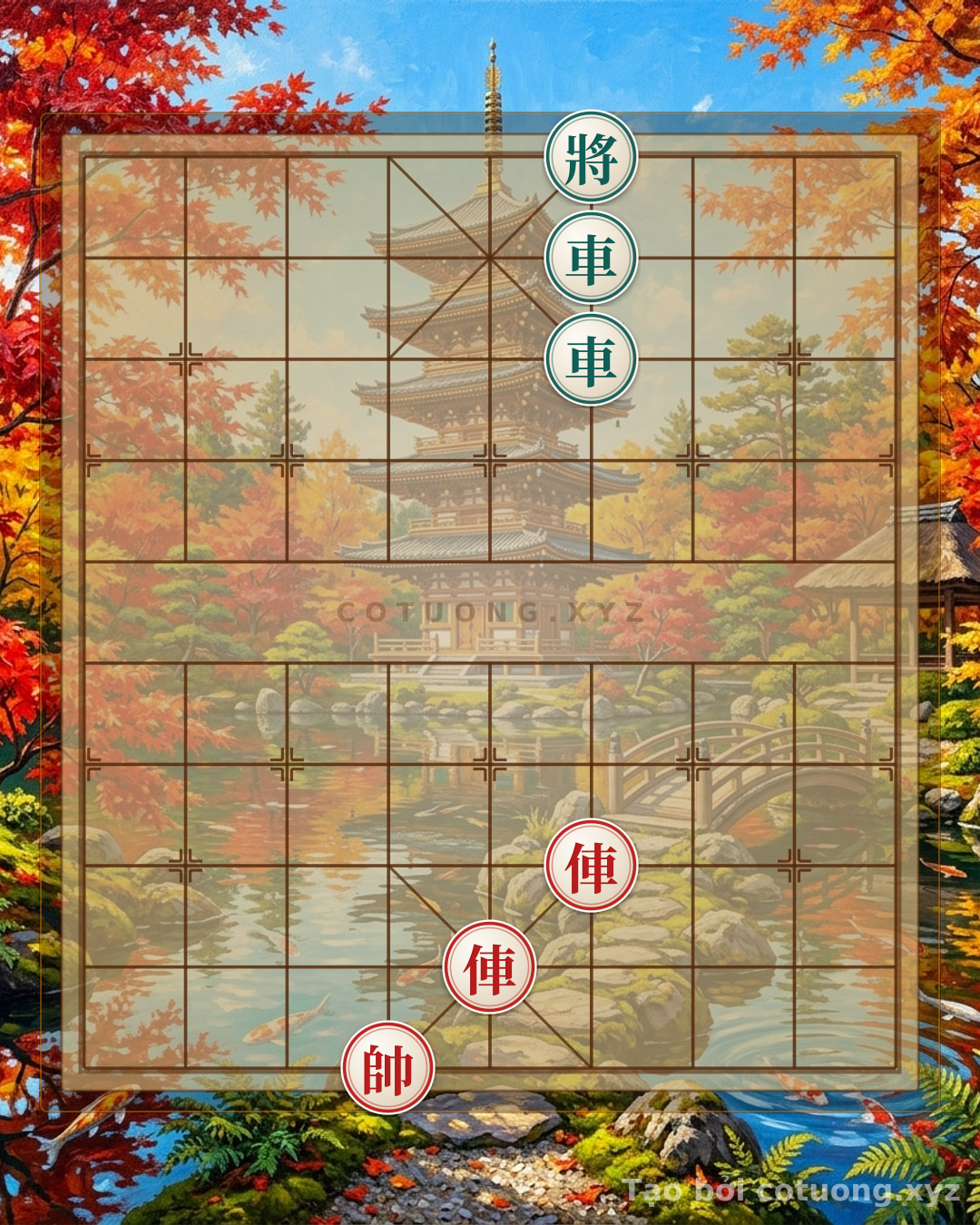 Challenge: The Red Chariot Trap: How to Outmaneuver the Black General in the 'Double Chariot' Formation - Can you solve it?