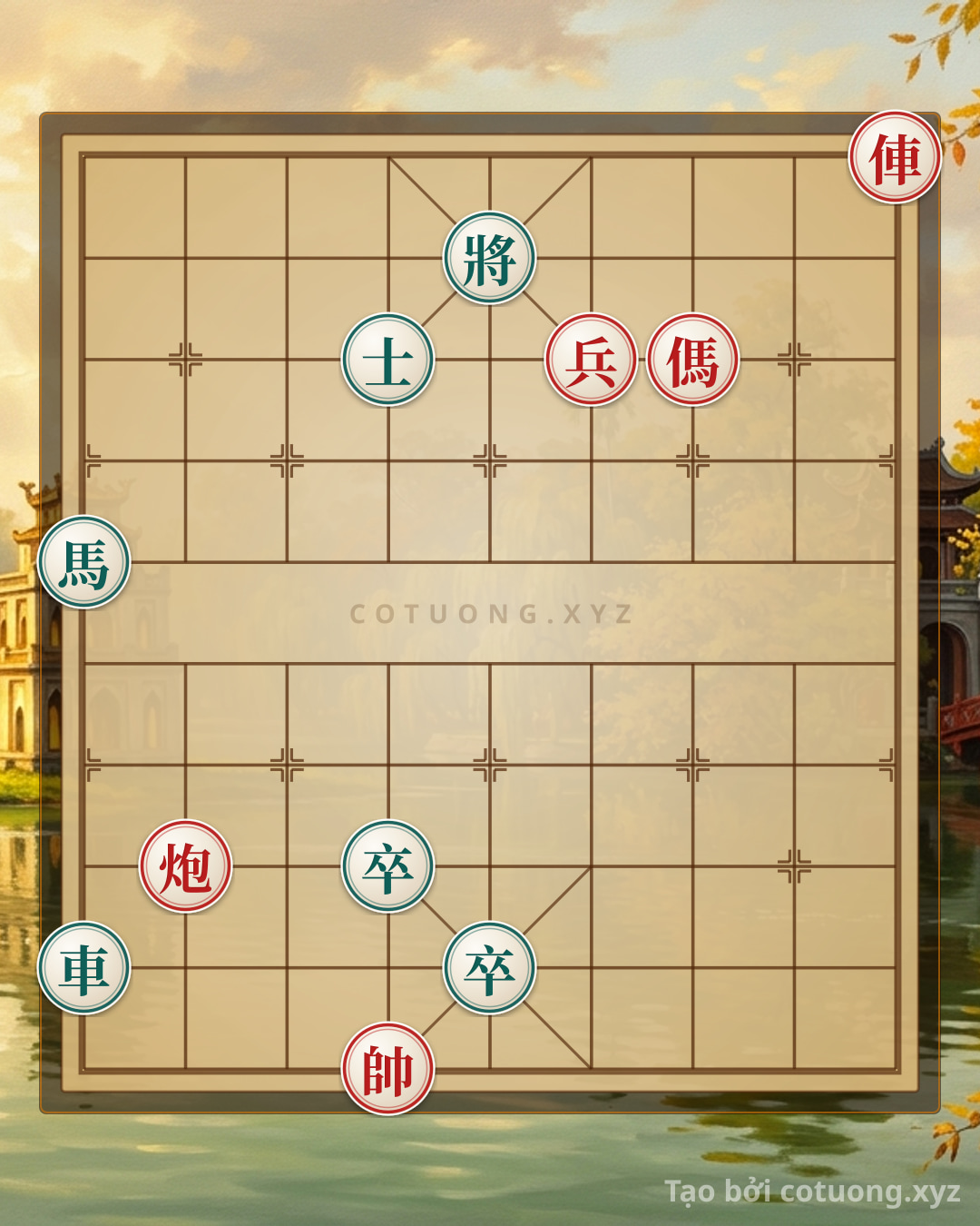 Challenge: Red Rook on File 1, Rank 10: A Strategy to Break the Black Army in the Xiangqi Opening - Can you solve it?