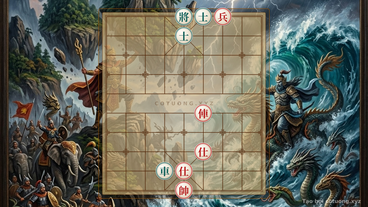 Thế cờ: The 'Red Chariot Charge' Strategy - A Decisive Tactic in Chinese Chess — Cờ Tướng Online