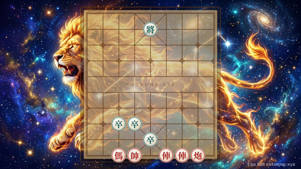 Thế cờ: Chinese Chess: Red Rook Dominates, Black Pawn Struggles - Learn from Red General — Cờ Tướng Online