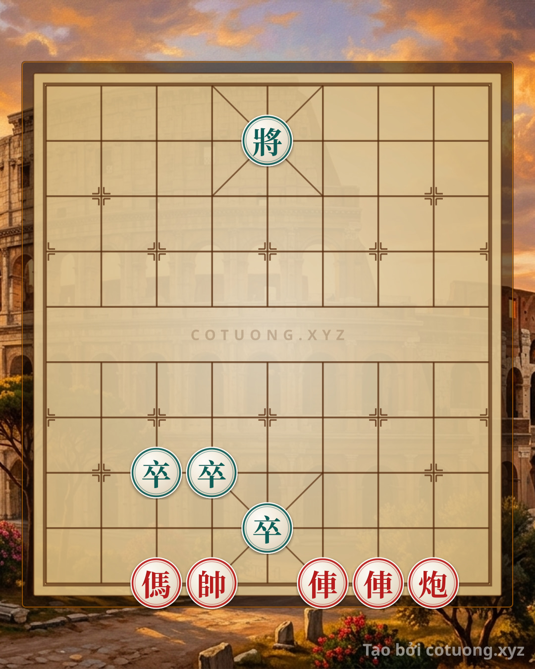 Challenge: Chinese Chess: Red Rook Dominates, Black Pawn Struggles - Learn from Red General - Can you solve it?