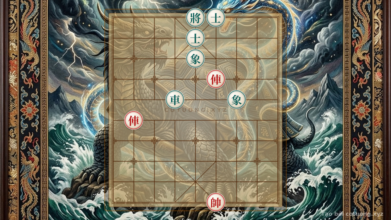 Thế cờ: 'Red Escape' - Analysis of the Crucial Strategy When the Red Chariot 'Pierces' the Black Army's Heart (Reading Chessboard Tactics from a Defender's Perspective) — Cờ Tướng Online