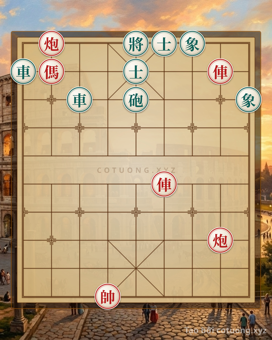 Challenge: Song xa pháo giáp công đoạt tướng - Can you solve it?