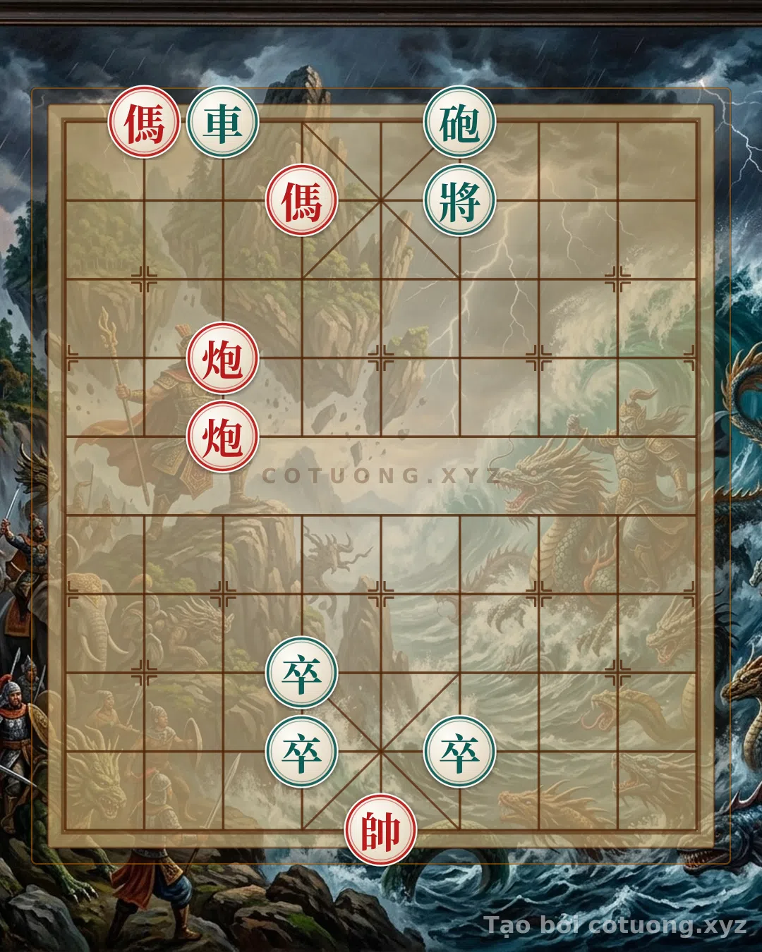 Challenge: Defeating Black with a Double Horse Exchange in the 'Cannon Spear' Formation - Can you solve it?