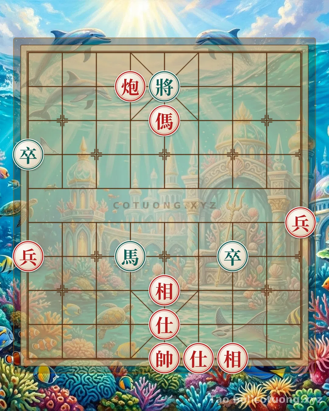 Thế cờ: Xiangqi: Red Cannon Exposed at 6th Rank, 9th File - A Divine Battle — Cờ Tướng Online