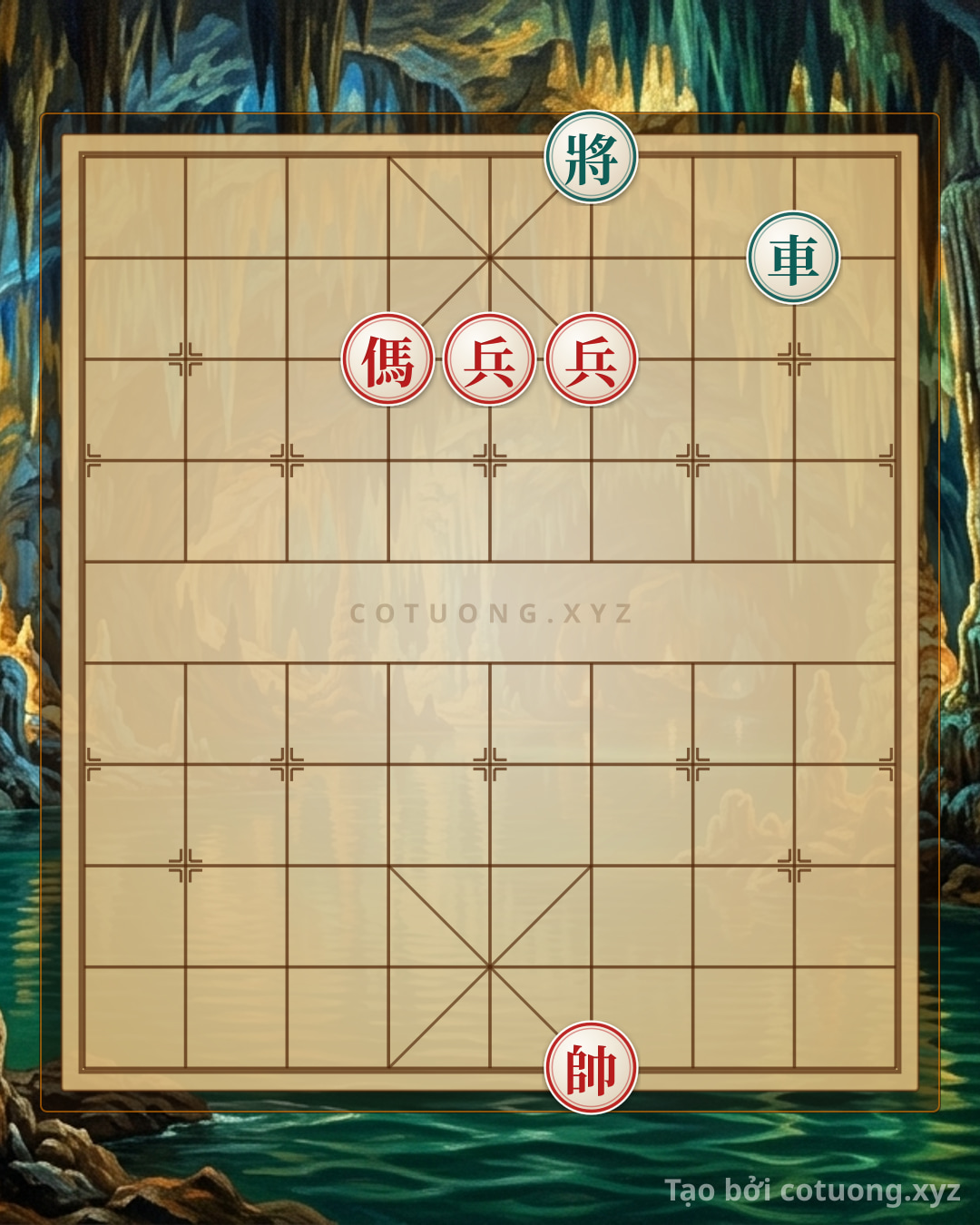 Challenge: Xiangqi: Tactical Checkmate with Black Rook and Red Horse - Can you solve it?