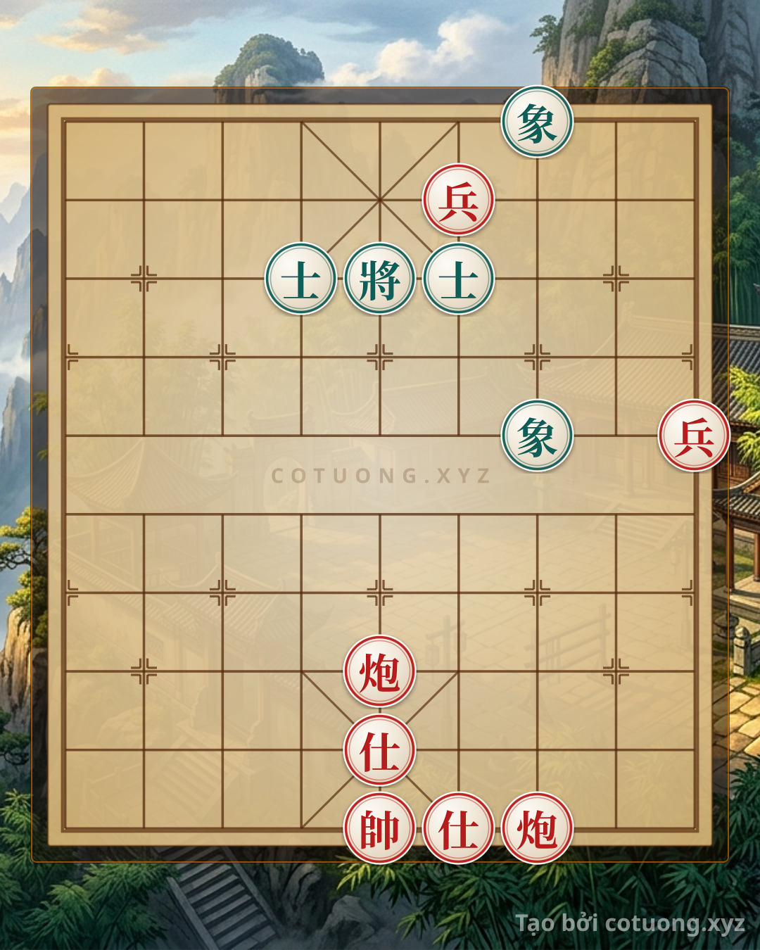 Challenge: Red General: Checkmate Strategy from the Empty Cannon Formation - Can you solve it?