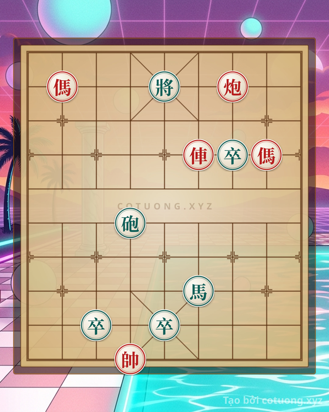 Challenge: The Mystery of the Encrypted Chessboard 8dc7: Red Cannon Challenges Black General, What Move Will Turn the Tide? - Can you solve it?