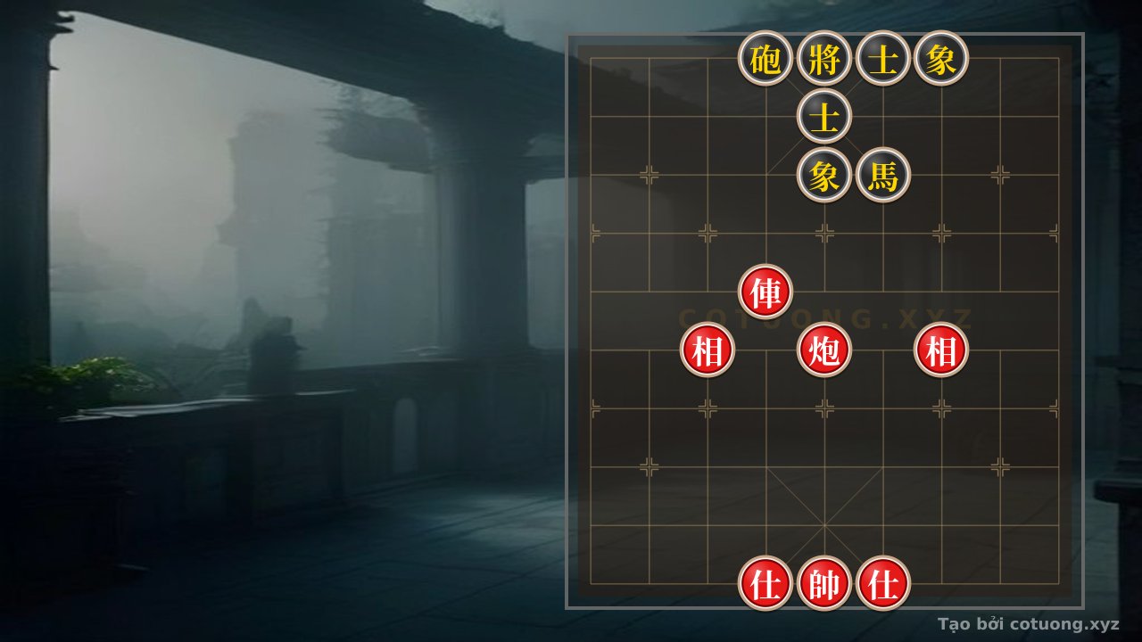 Thế cờ: Xiangqi Super Difficult: Black Cannon at 4-10 – The Tactical Secret to Breaking the Black Wall (5-9, Level 8/10) — Cờ Tướng Online