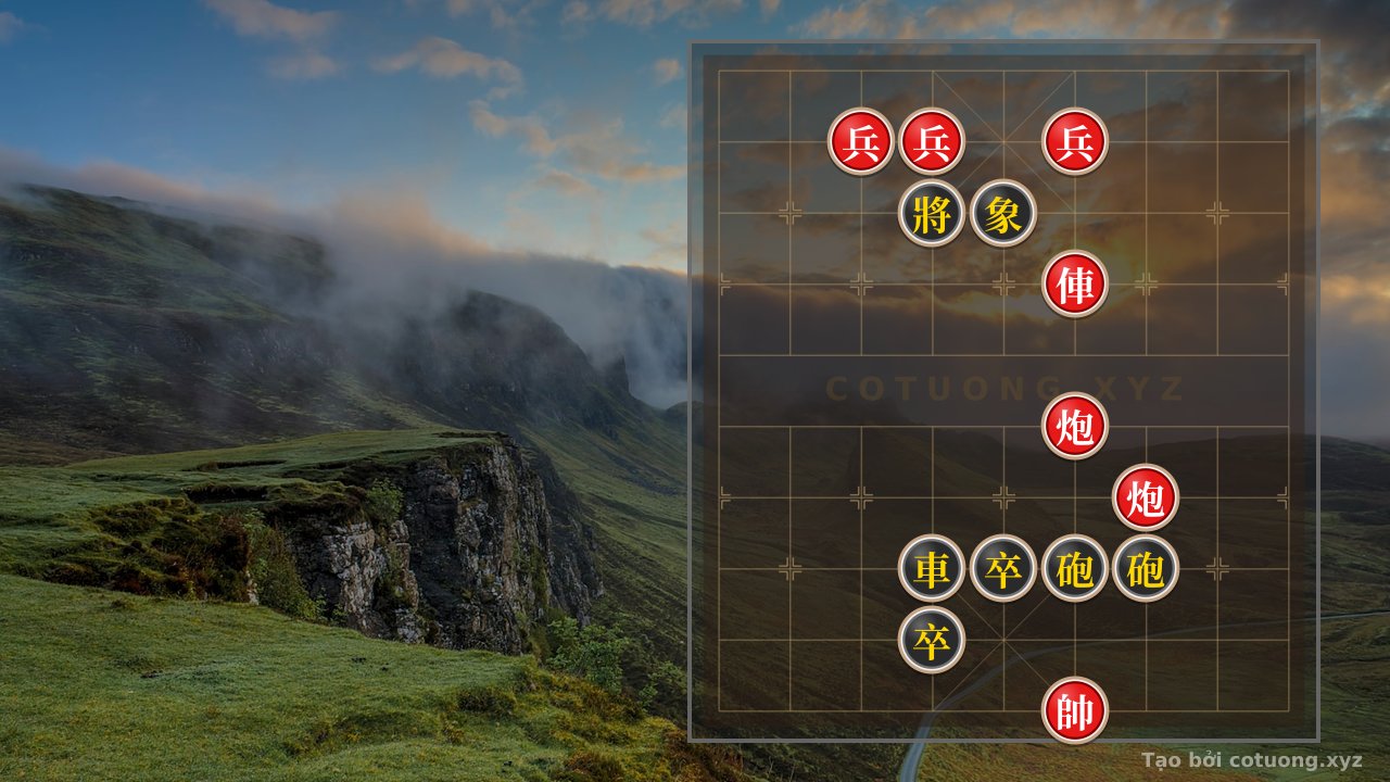 Thế cờ: Tense Battle: Playing Xiangqi with the Red General — Cờ Tướng Online