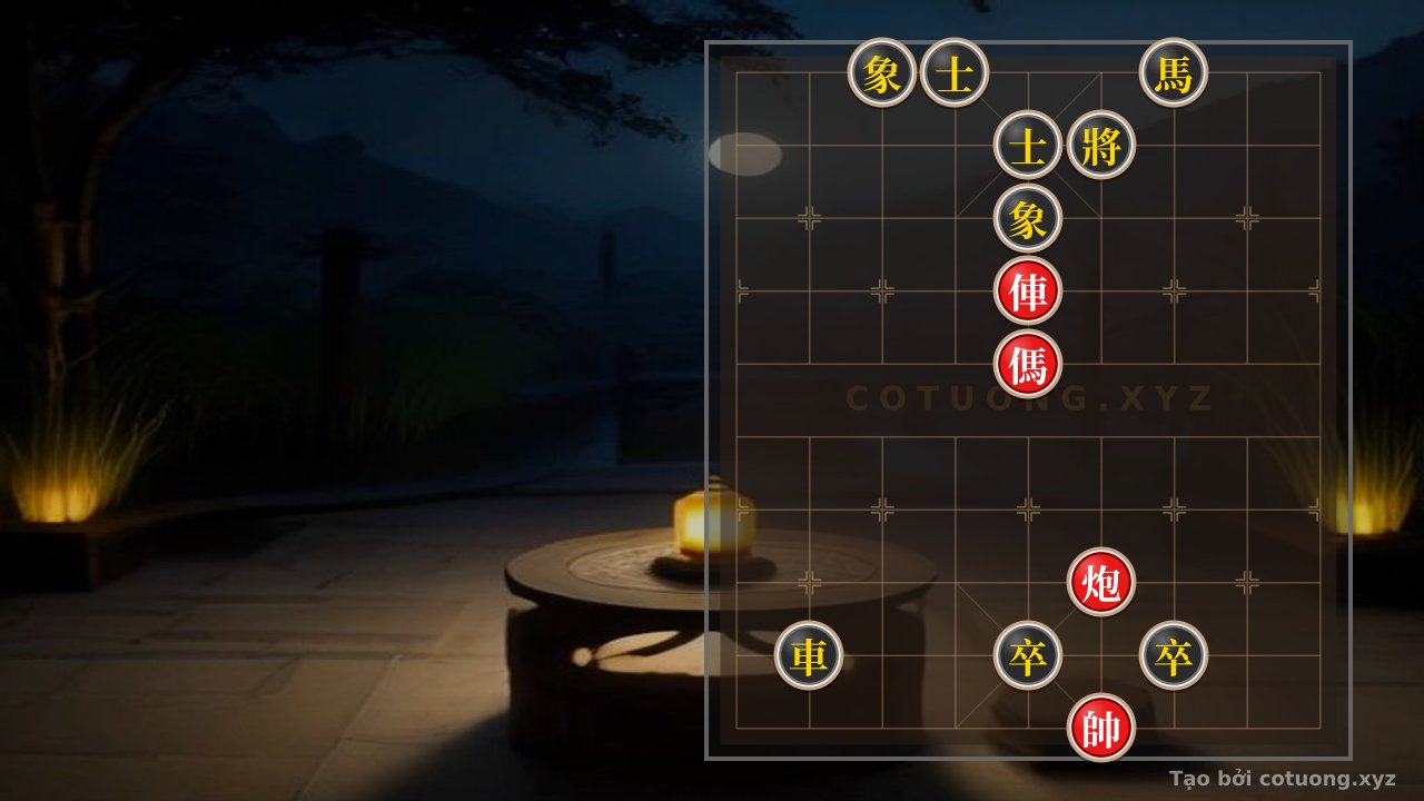 Thế cờ: Xiangqi: Defense Tips When Opponent Has Rook and Cannon - Black's Strategy — Cờ Tướng Online