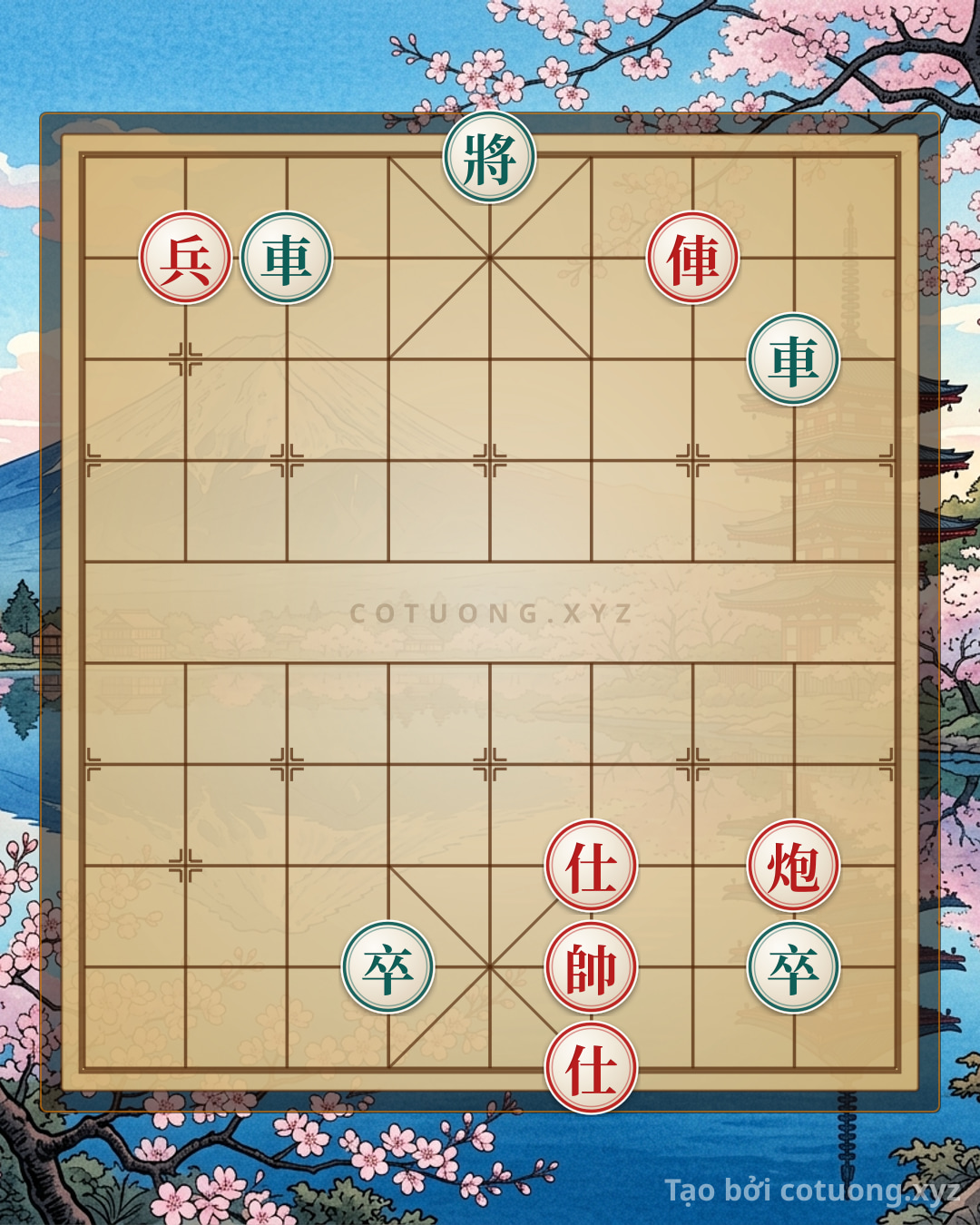 Challenge: Xiangqi: The Battle of Red Chariot, Rook on the 9th File - Masterful 'Strike the Drum' Tactics - Can you solve it?