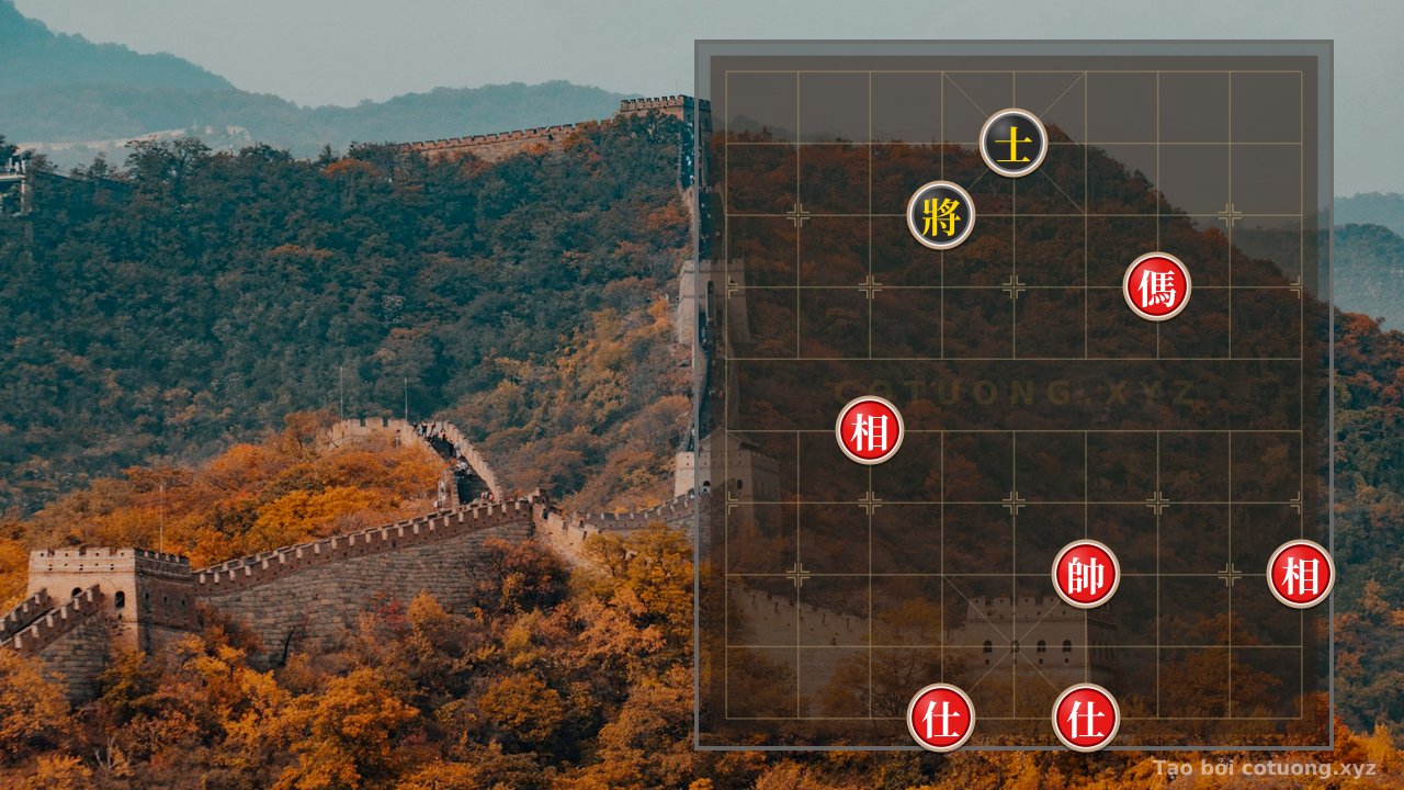 Thế cờ: Defensive Mastery: Countering the Powerful Red Horse — Cờ Tướng Online