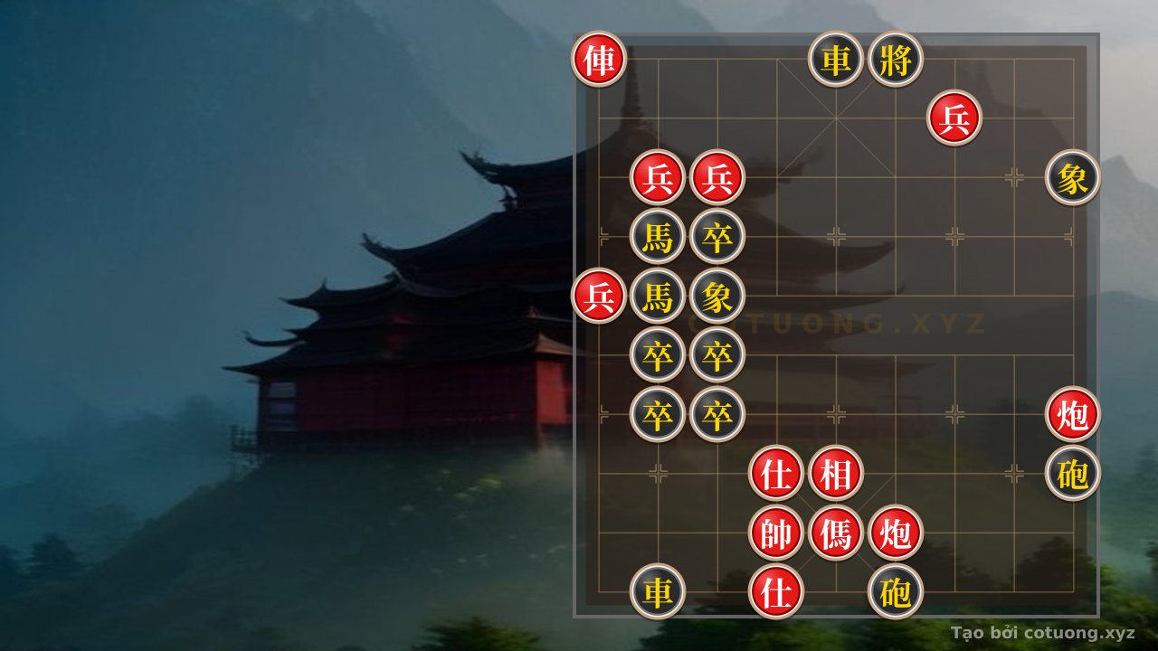Thế cờ: Mastering Counterattacks from a Weak Position: The Strategy to Neutralize Black's Sneaky Attacks with the Spear and Horse — Cờ Tướng Online