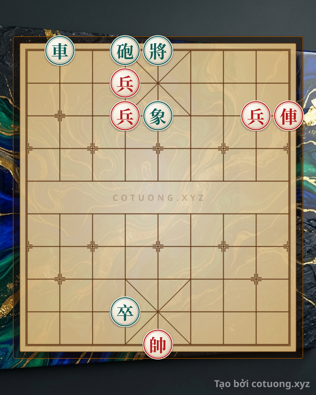 Challenge: Defensive Counterattack Strategy: Neutralizing the Black Chariot's Move to 2-10 in Xiangqi - Can you solve it?