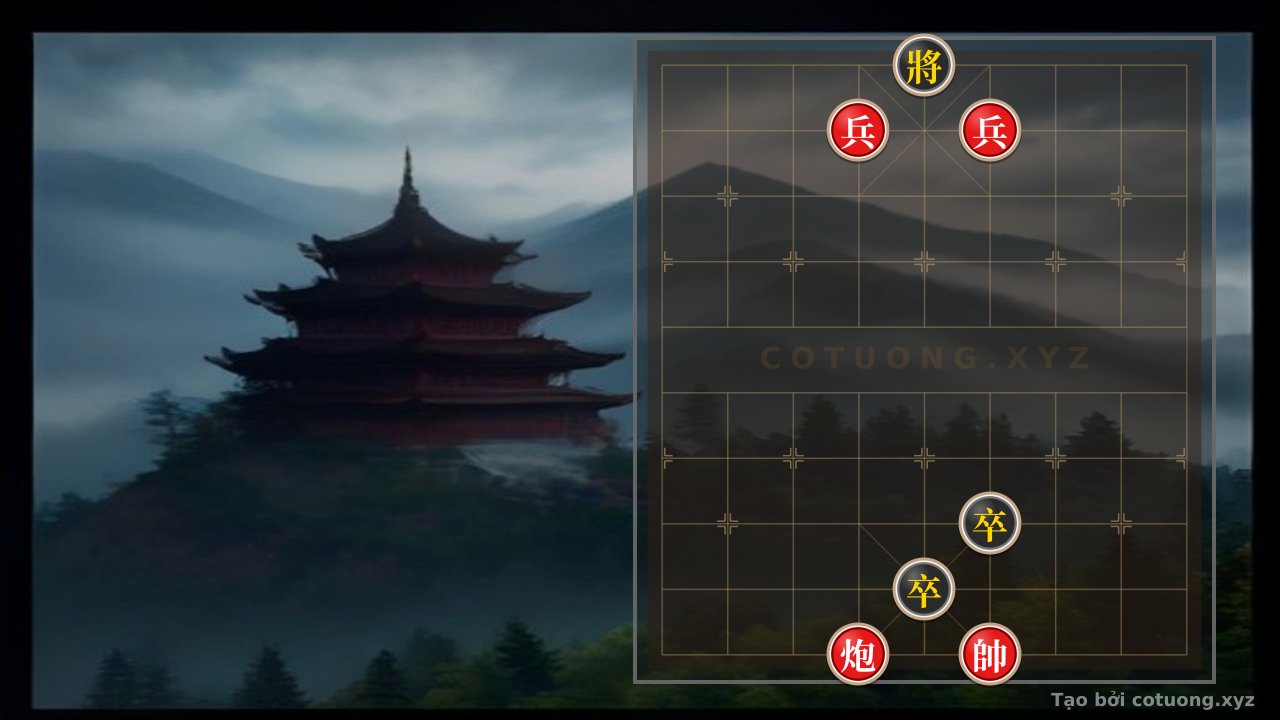 Thế cờ: Cờ Tướng: Pháo Đỏ Trống, Chốt Đen Bị Thoát Nước - Chiến Thuật Tàn Khốc — Cờ Tướng Online