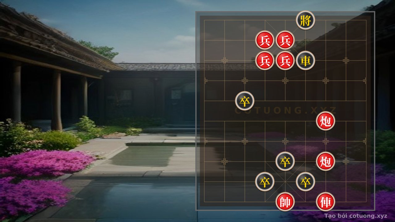 Thế cờ: The Art of Killing: Red Chariot Cannon - 4 Pawns Decisive Battle in the Night of Mace! — Cờ Tướng Online