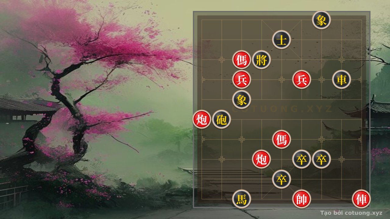 Thế cờ: Xiangqi: Double Red Horse Trap - Hidden Counterattack Tactics — Cờ Tướng Online