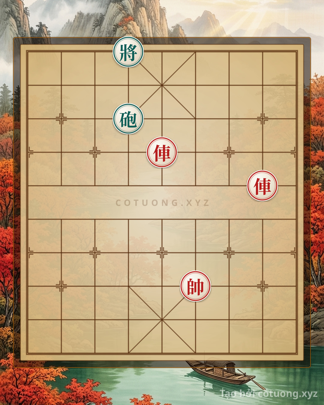 Challenge: Song xa áp đáy, tuyệt sát cung thành - Can you solve it?