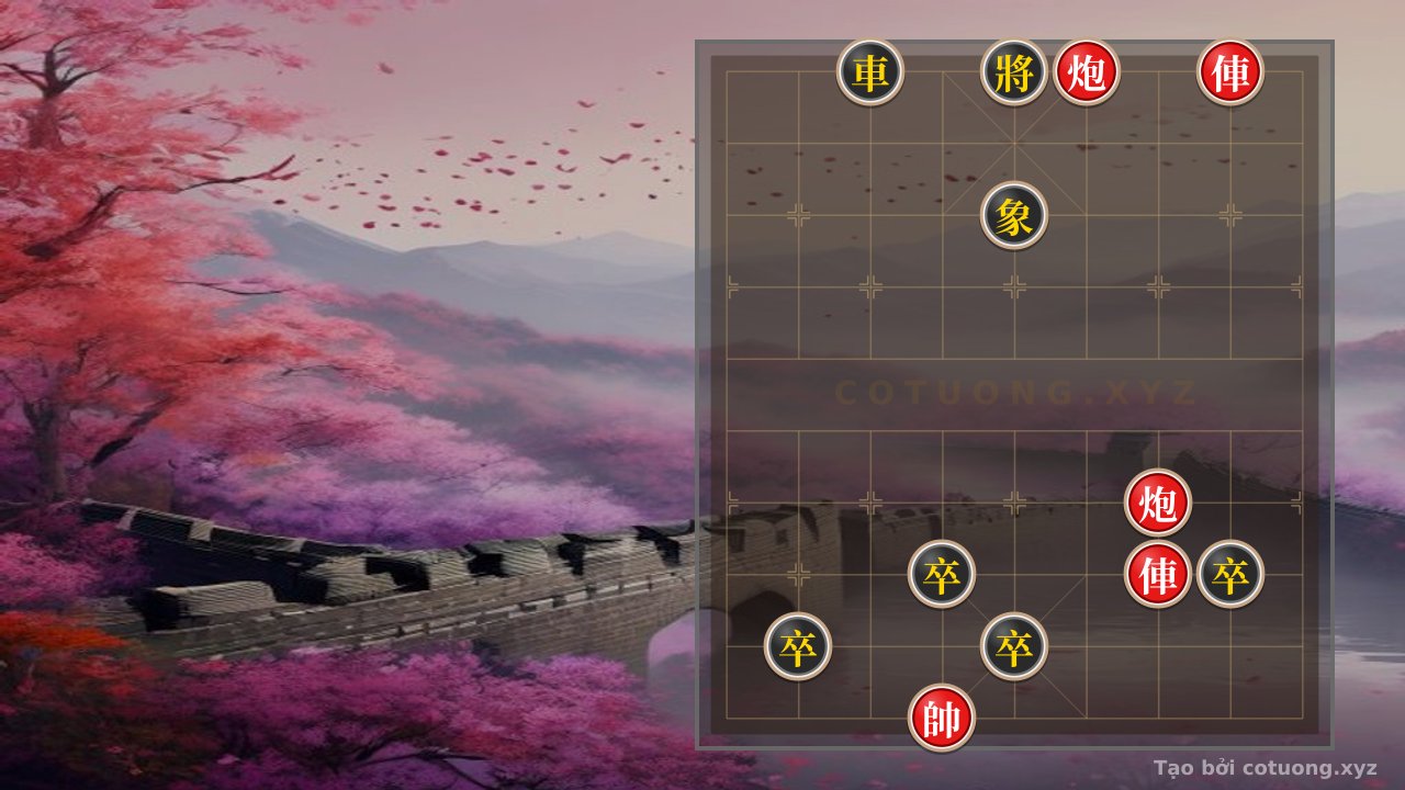 Thế cờ: Xiangqi: Defensive Strategies Against 2 Cannons and a Chariot - Smart Counterattack Guide — Cờ Tướng Online