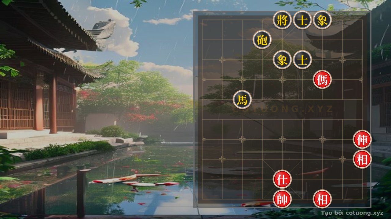 Thế cờ: Xiangqi Strategy: Red Horses vs Black Chariot - Critical Red Maneuver — Cờ Tướng Online