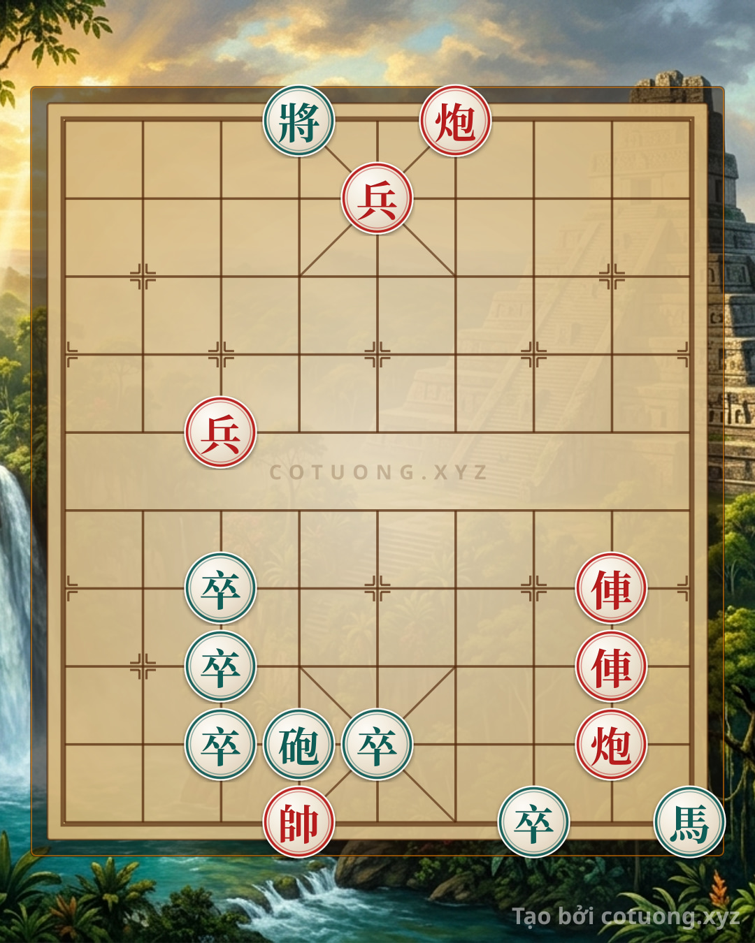 Challenge: Basic Xiangqi: Analyzing the Advantageous Red Position - Can you solve it?