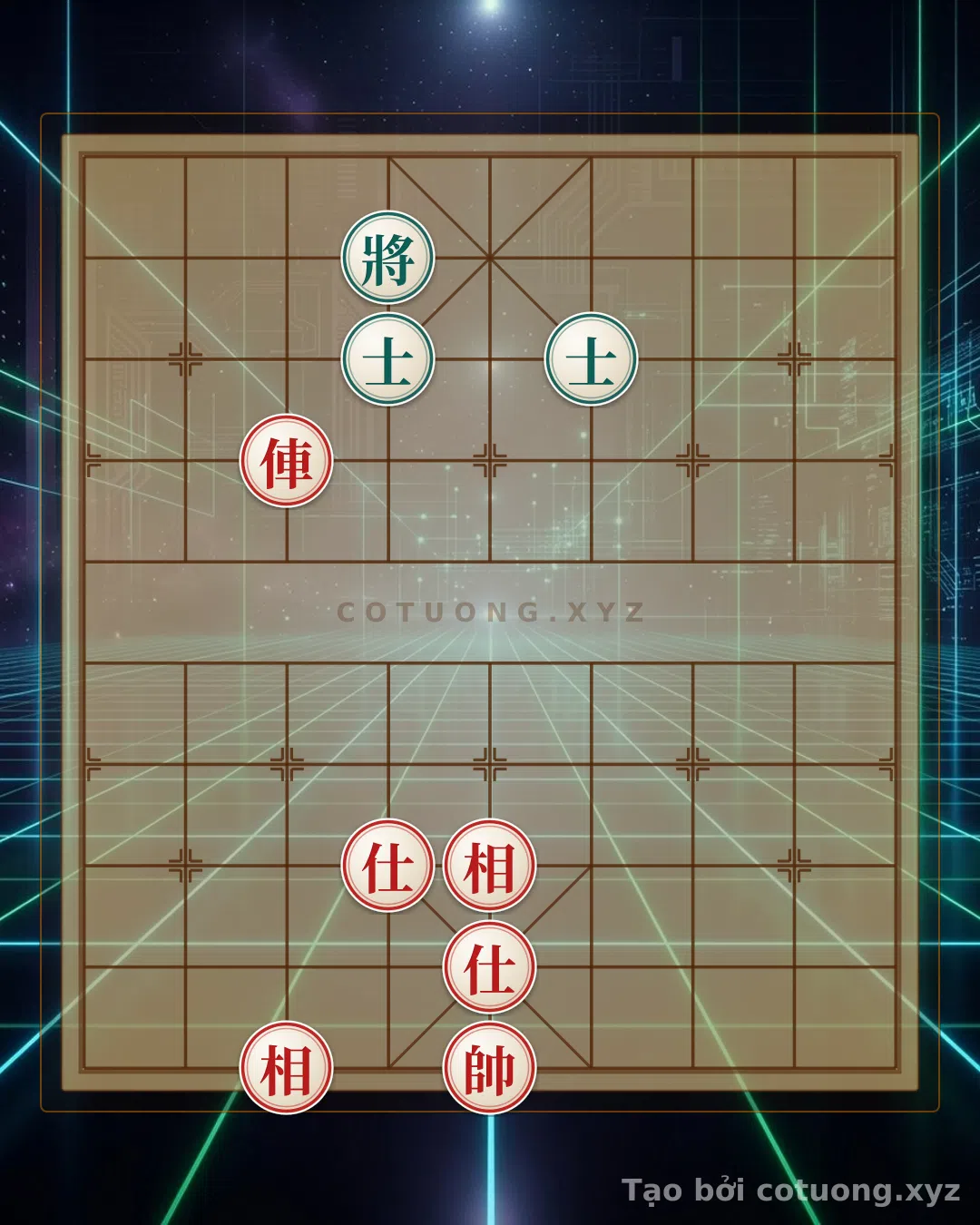 Thế cờ: The 'Red Chariot on File 7' Strategy - Mastering the Black General's Capture in 3 Moves — Cờ Tướng Online