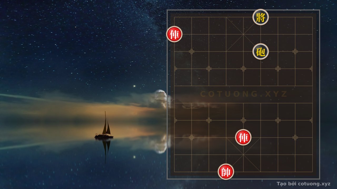 Thế cờ: The Supreme Formation: The Red Chariot Encirclements the Black General's Belly in the 'Dream Palace' — Cờ Tướng Online