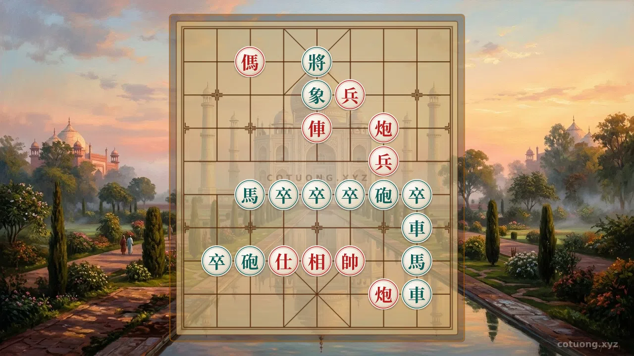 Challenge: Chariot File 5, Knight File 7, and Pawns besiege General File 5 - Can you solve it?