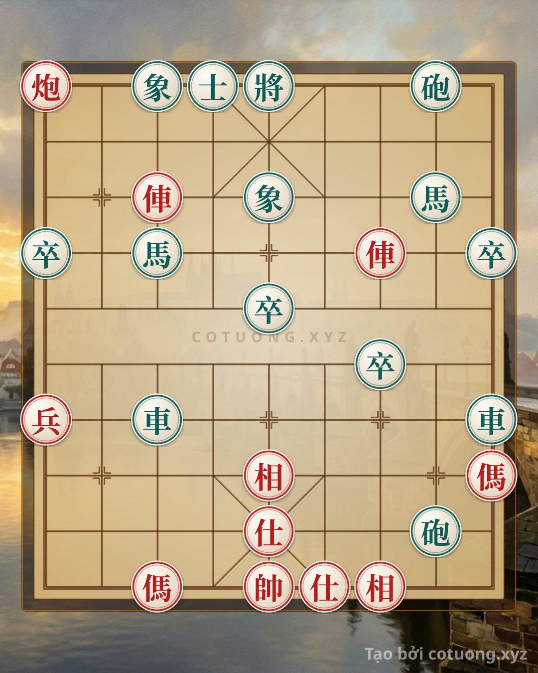 Challenge: Xiangqi: The Red Rook's Threat on 7th Rank - Black's Defensive Tactics - Can you solve it?