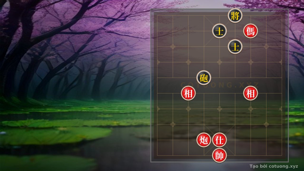 Thế cờ: The Ultimate Xiangqi Trap: Black Cannon vs. Red Rook Horse Advisor 2 Elephants - Don't Fall for the 'Deceptive' Move on the Board! — Cờ Tướng Online