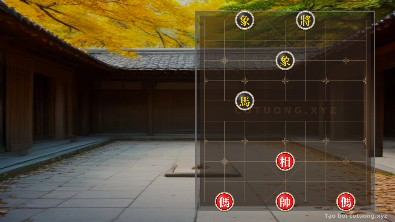 Thế cờ: Red General's First Move: Double Horse Leg Strategy on File 3 — Cờ Tướng Online