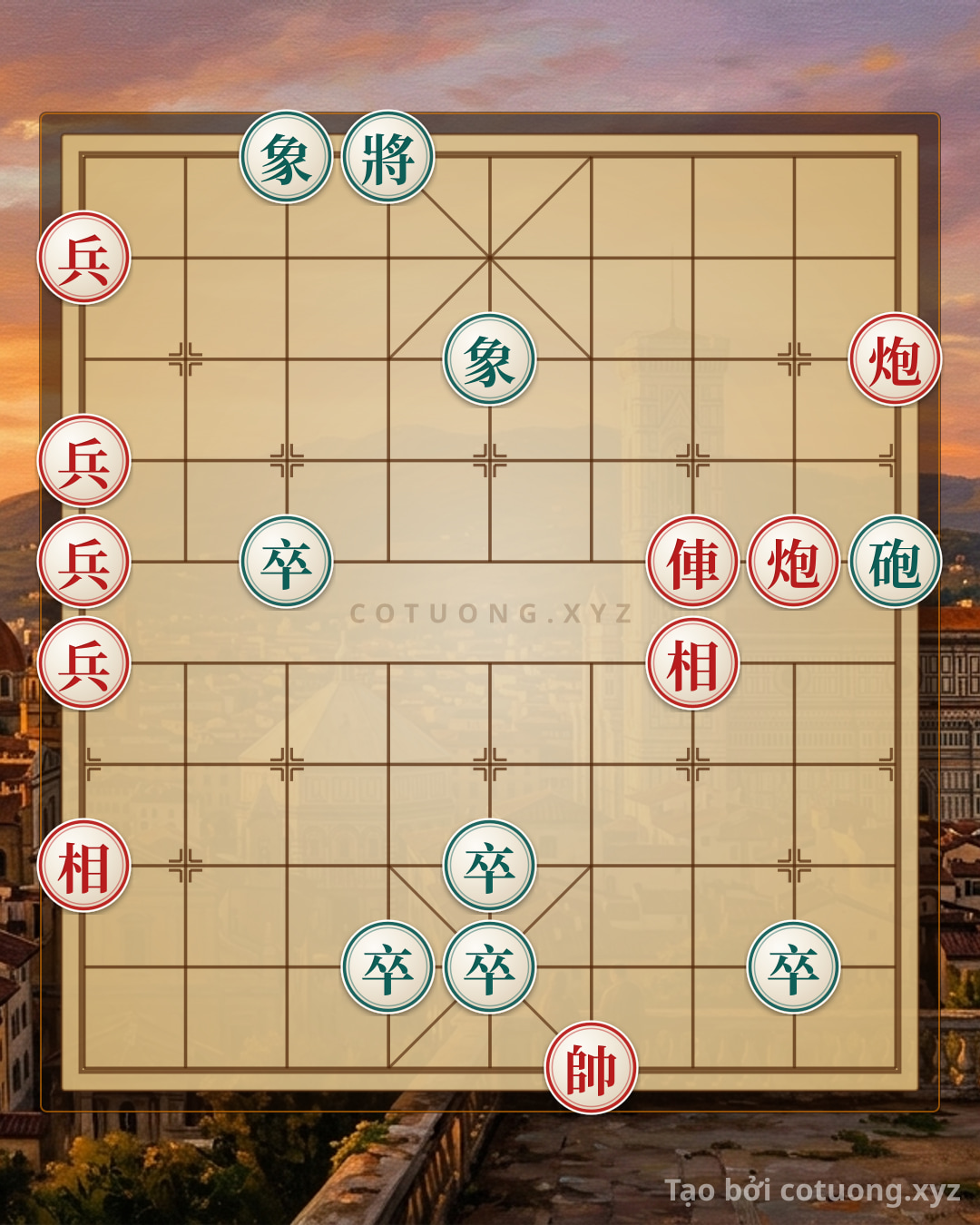 Challenge: Red General's Breakthrough: The Tactical Pin That Defeats the Black Bishop - Can you solve it?