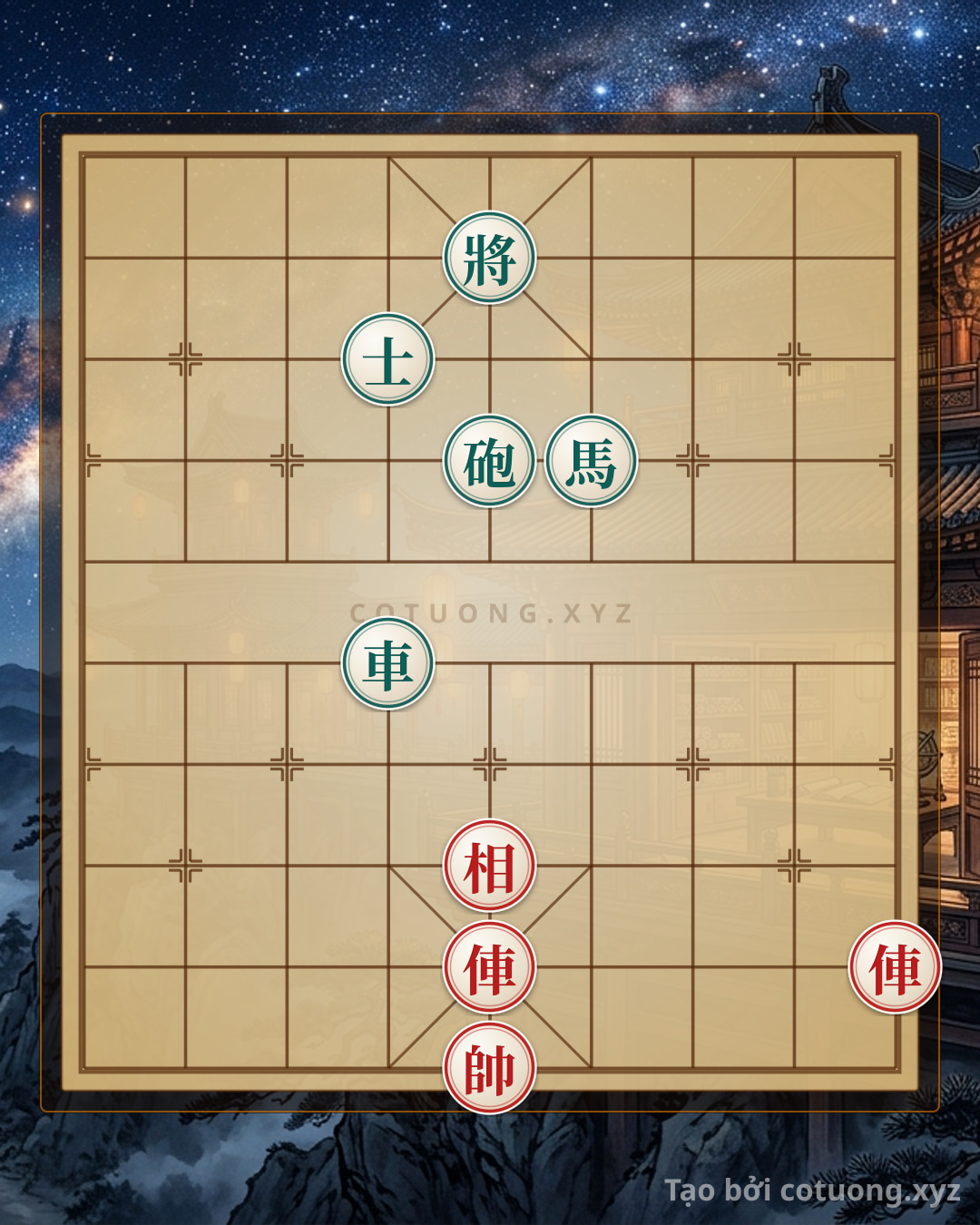 Challenge: THE ULTIMATE TRAP: 2 Red Rooks vs. Black Cannon-Horse in a Classic Endgame! - Can you solve it?