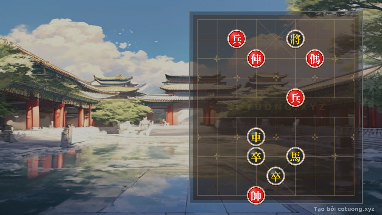 Thế cờ: The Miraculous Defense of Black: How to Counter Red's Hammer Blow in the 'Chariot Checkmate' Formation — Cờ Tướng Online