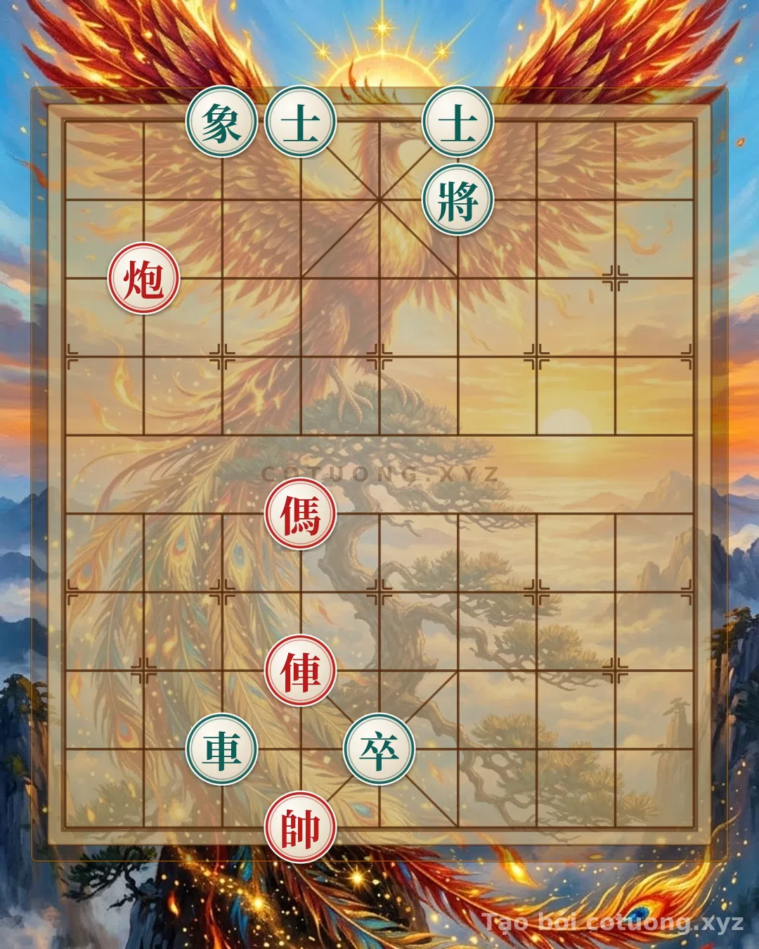 Thế cờ: Red-Black Battle: Trap of Advance and Retreat - How to Reduce Pressure in a Tight Position — Cờ Tướng Online