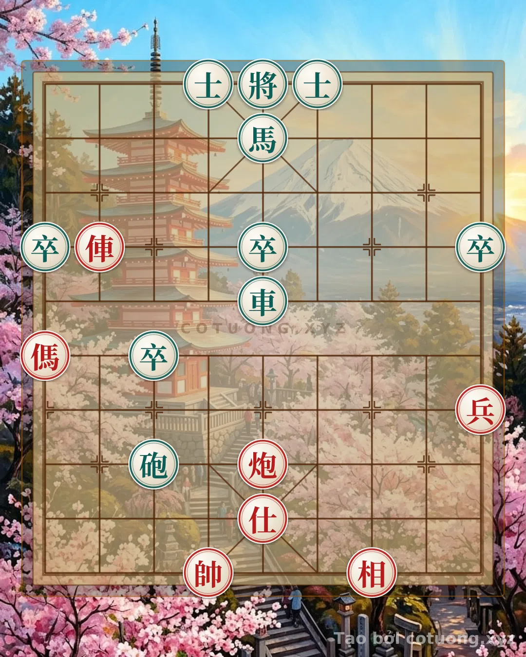 Thế cờ: Rook and Cannon: Red's Double Horse Leg Strategy in the Xiangqi Opening — Cờ Tướng Online