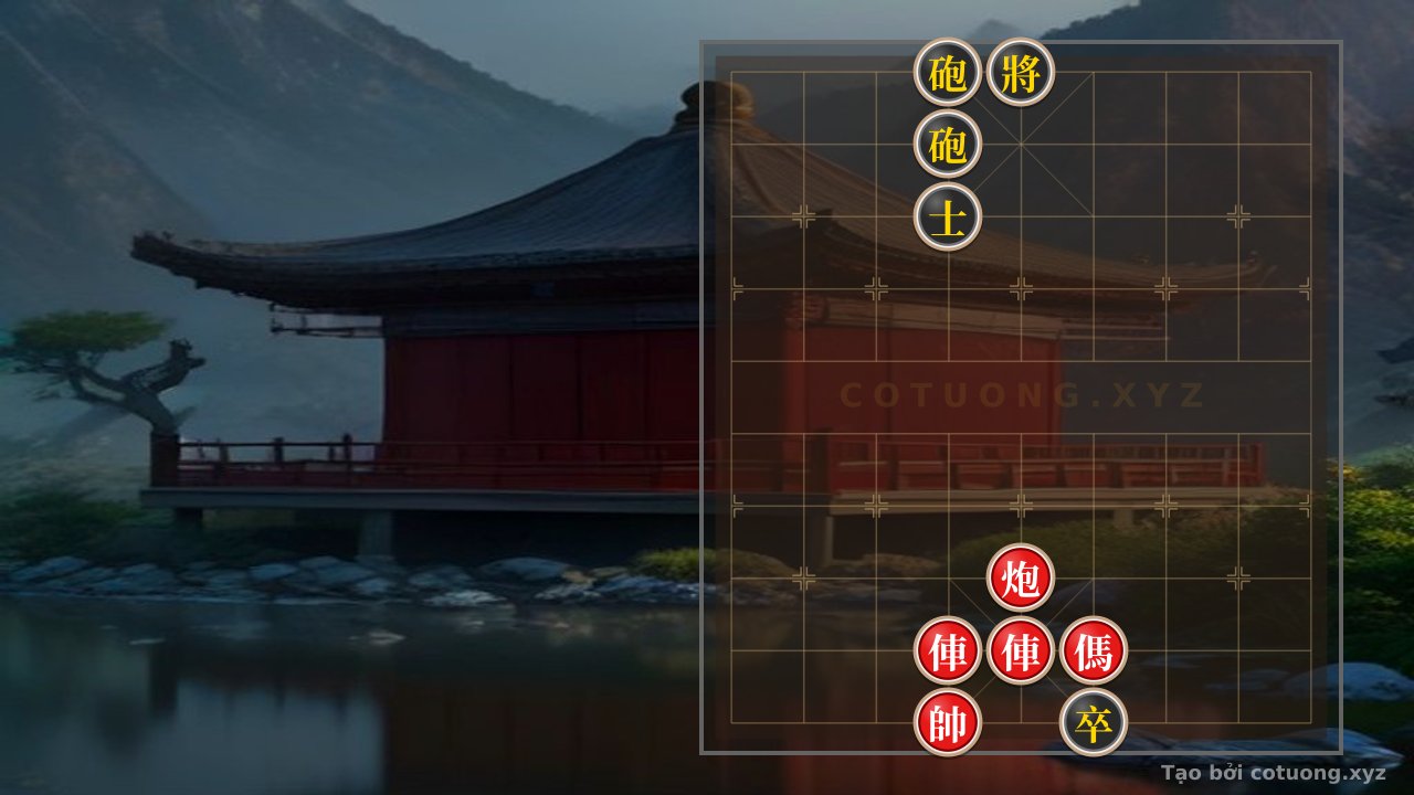 Thế cờ: Red Cannon's Straight Attack: A Key Strategy in Xiangqi (Chinese Chess) 360 — Cờ Tướng Online