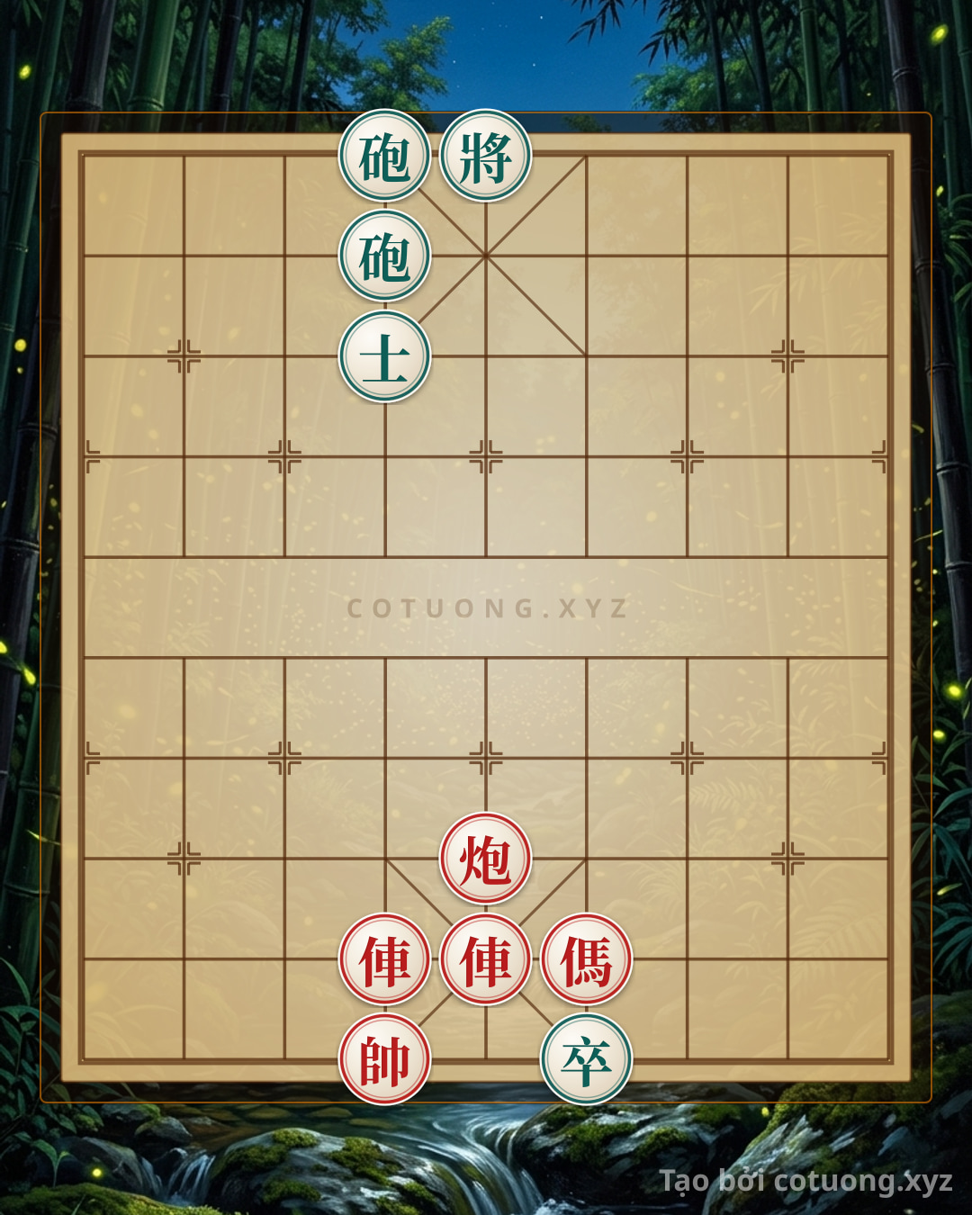 Challenge: Red Cannon's Straight Attack: A Key Strategy in Xiangqi (Chinese Chess) 360 - Can you solve it?