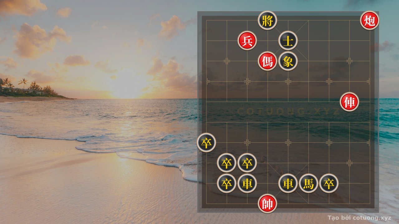 Thế cờ: The 'Red Cannon on the 10th File' Trap and Black's Counterplay in a Beginner's Xiangqi Game — Cờ Tướng Online