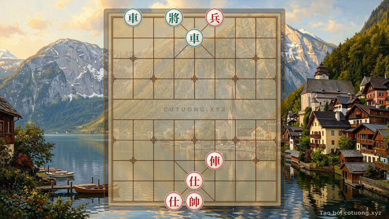 Thế cờ: The 'Black Chariot on File 2' Trap - The Secret to Killing the Red General in a Level 1/10 Chess Position — Cờ Tướng Online