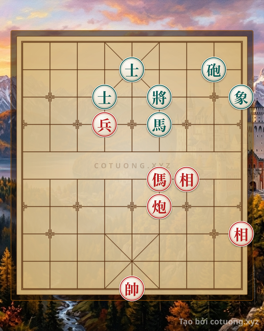 Challenge: The Hidden Trick of Cannon Horse Pawn vs. Cannon Horse 2 Guards: A Classic Endgame You Haven't Seen Yet! - Can you solve it?