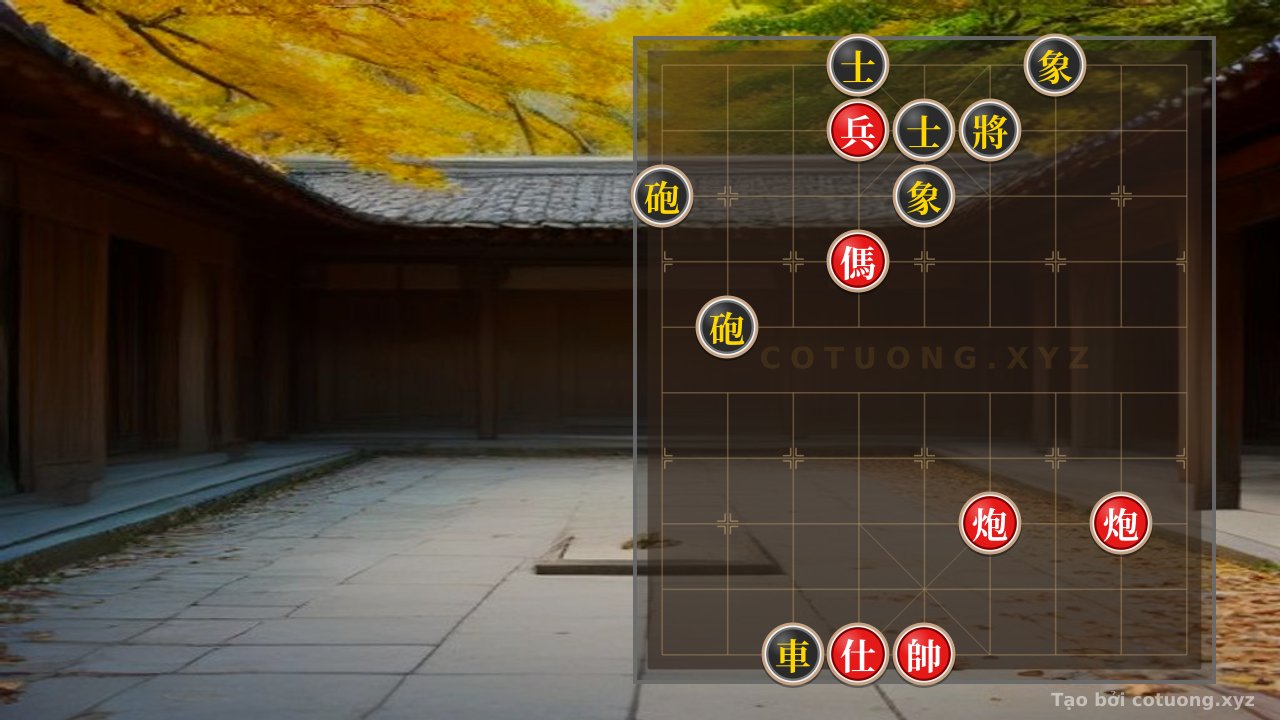 Thế cờ: Ancient Village Secrets: The 2 Cannon Horse Choke vs. Double Rook Formation - When Tactical Tricks Meet Miraculous Counterattacks — Cờ Tướng Online